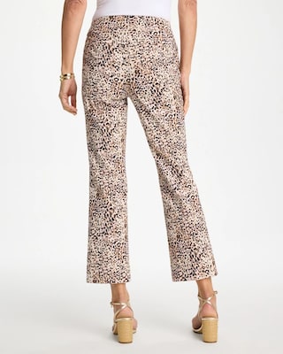 Brigitte™ Animal Print Crop Flare Pants click to view larger image.