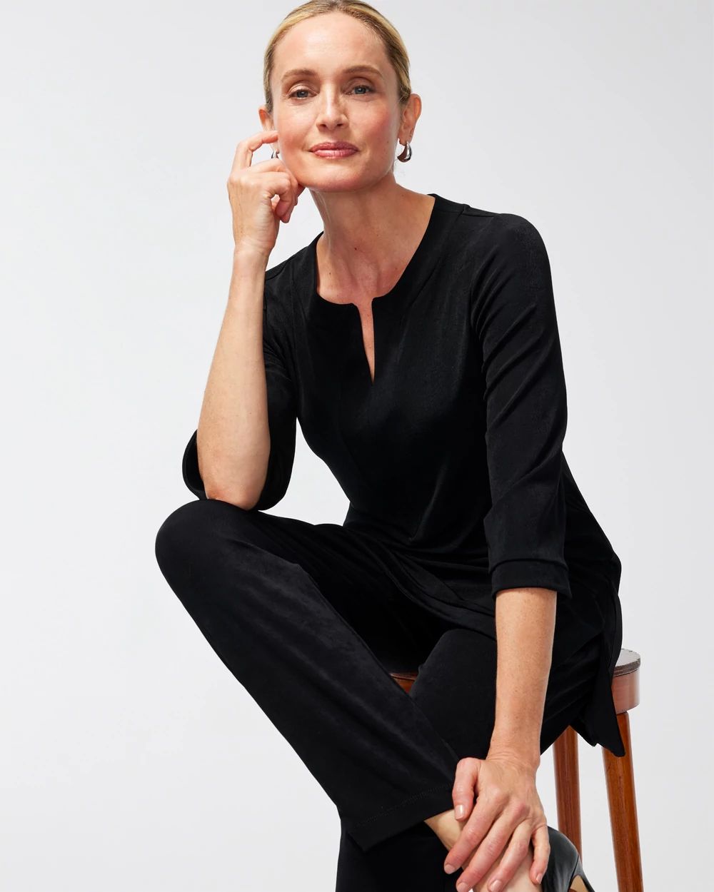 Travelers 3/4 Sleeve Kurta Top