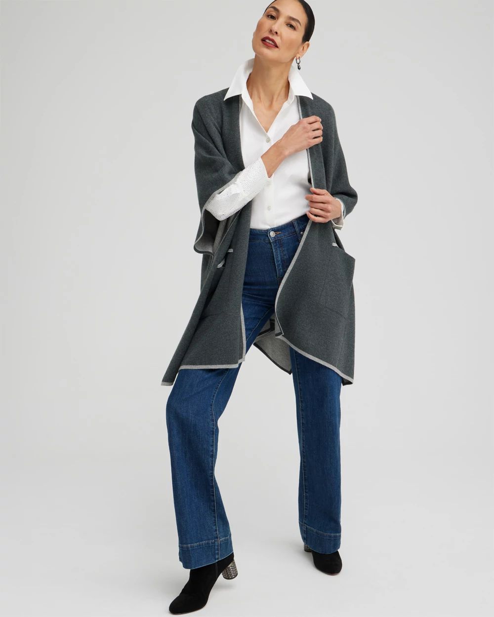Reversible Sweater Ruana