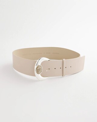Wide Leather Trouser Belt click to view larger image.