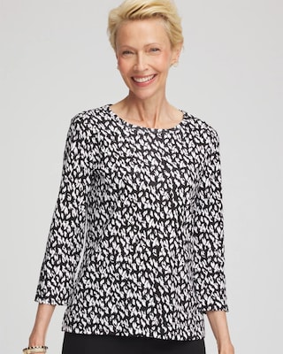 Pima Crewneck Button Tee