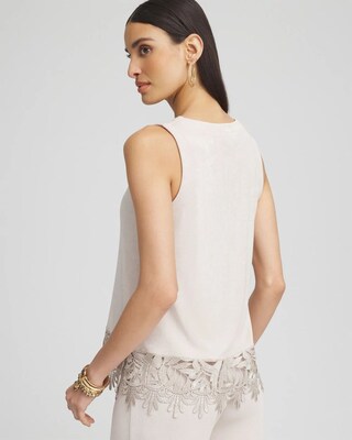 Travelers™ Lace Trim Tank click to view larger image.