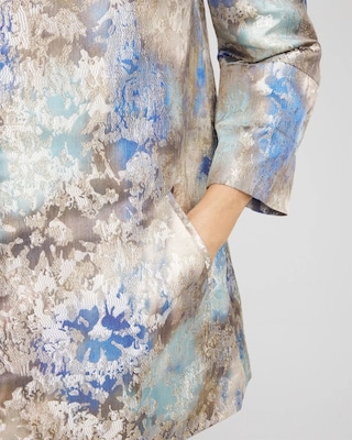 Travelers™ Collection Watercolor Jacquard Jacket click to view larger image.