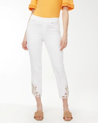Dolphin Hem Pull-On Crops