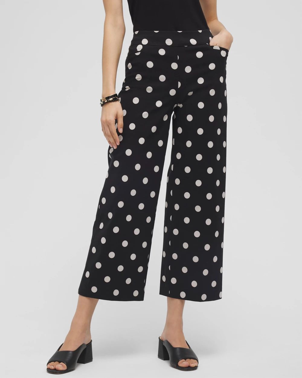 Brigitte Polka Dot Wide Leg Pants