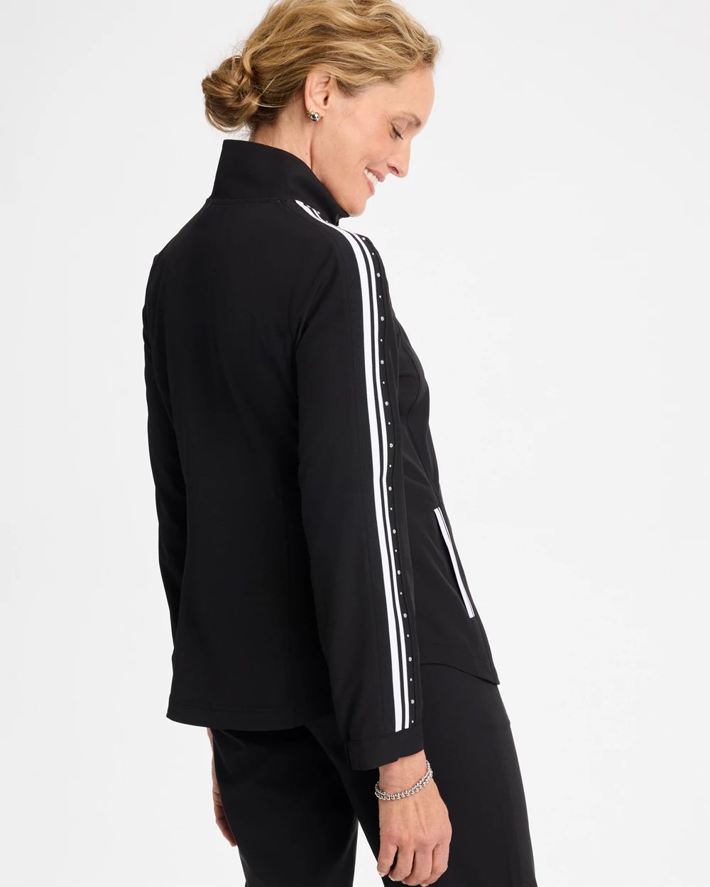 Zenergy® UPF Stud Trim Jacket click to view larger image.