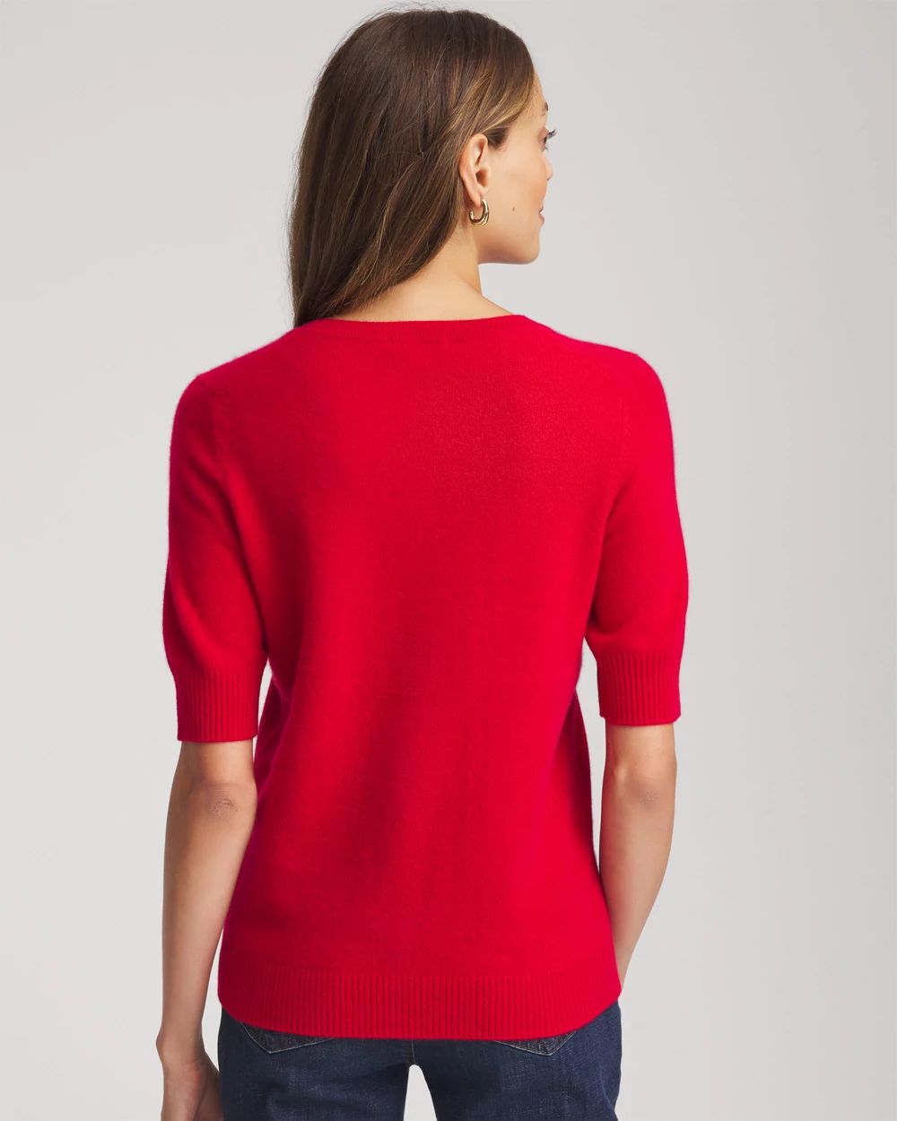 Crewneck Cashmere Pullover Sweater