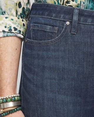High Rise Wide Leg Jeans click to view larger image.