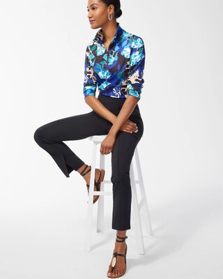 Zenergy UPF Coastal Print Long Sleeve Top