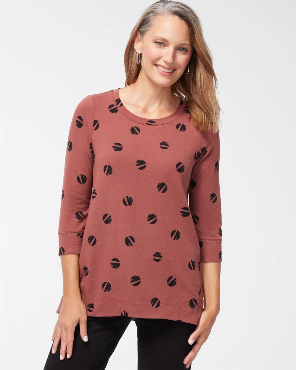 Zenergy French Terry Print Tunic