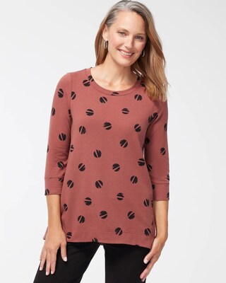 Zenergy French Terry Print Tunic