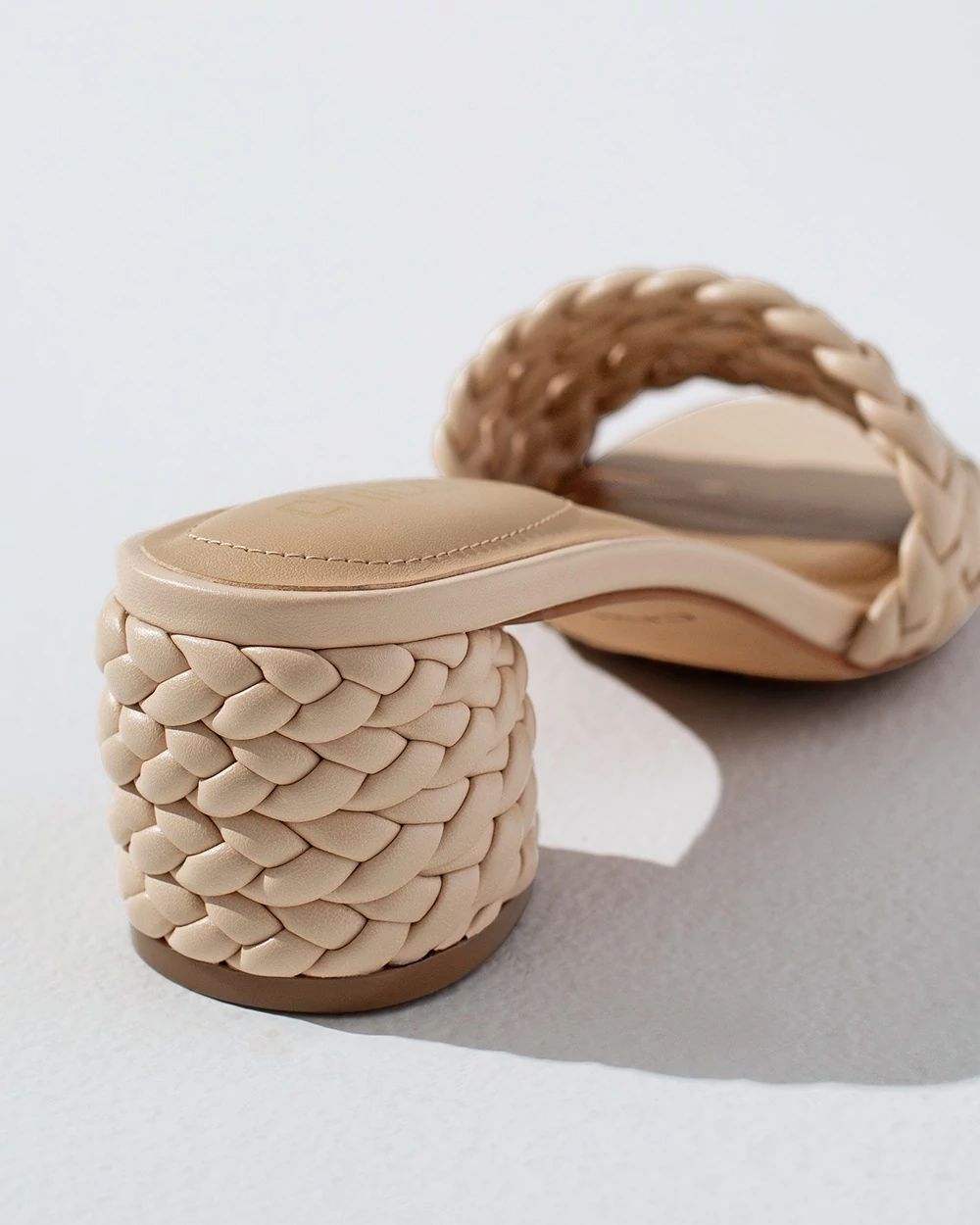 Neutral Braided Leather Sandals