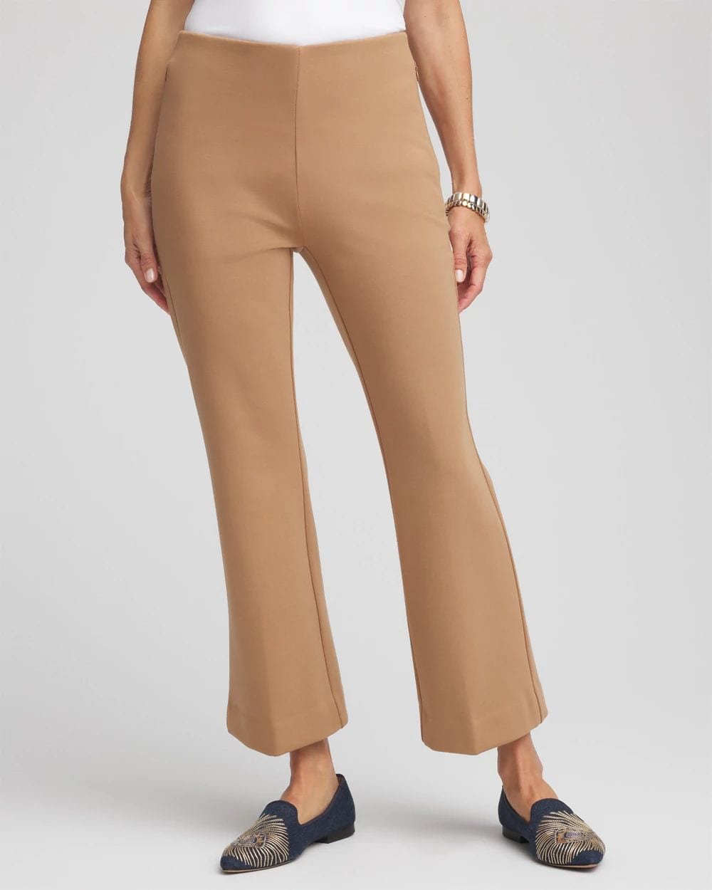 Juliet Slim Cropped Flared Pants