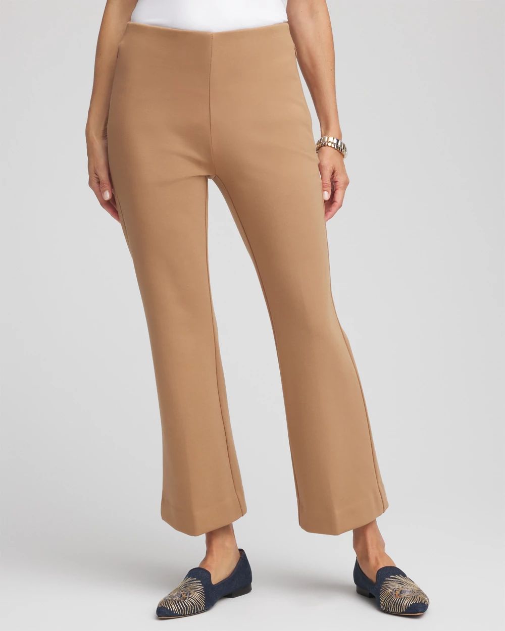 Juliet Slim Cropped-Flare Pants