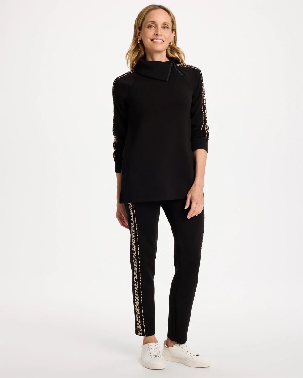 Zenergy® Soft Animal-Trim Ankle Pants