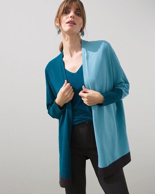 Cool Colorblock Cardigan