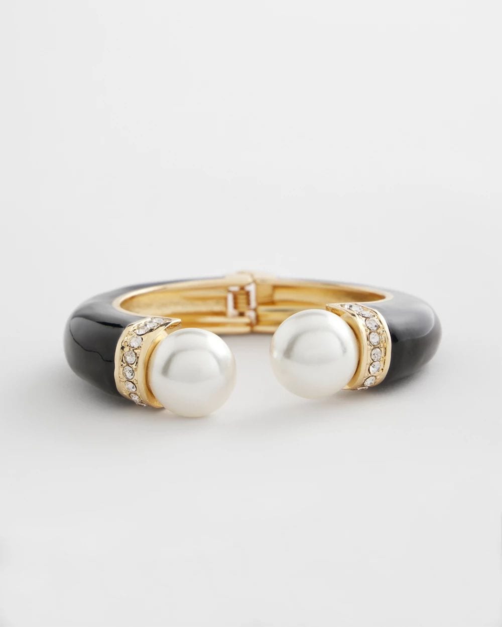 Faux Pearl Hinge Bracelet