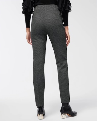 Petite Juliet Ponte Jacquard Ankle Pants click to view larger image.