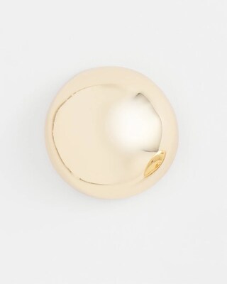 No Droop™ Gold Tone Bead Stud Earrings click to view larger image.