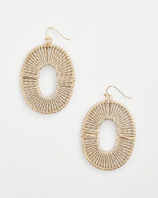 No Droop® Metallic Thread Wrapped Earrings