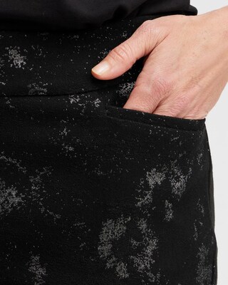 Brigitte Lurex Jacquard Ankle Pants