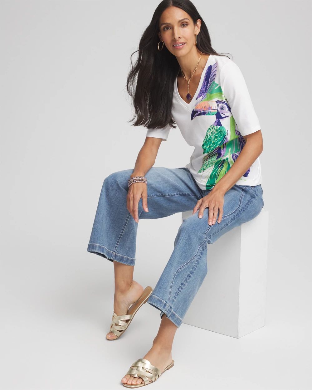 Island V-Neck Perfect Tee