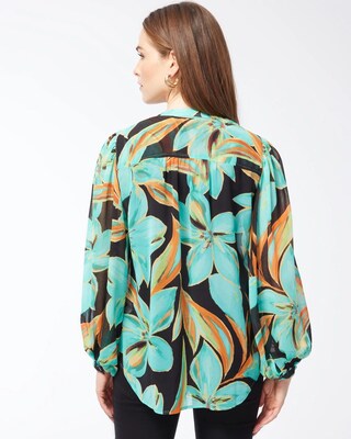 Chiffon Floral Shirt