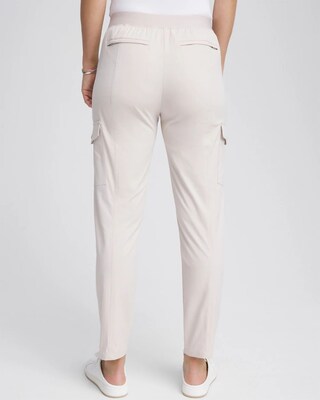 Zenergy® Striped Cargo Ankle Pants click to view larger image.