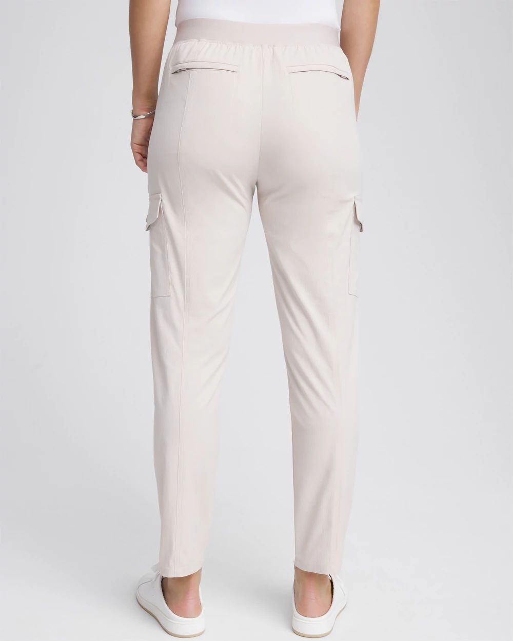 Zenergy® Striped Cargo Ankle Pants