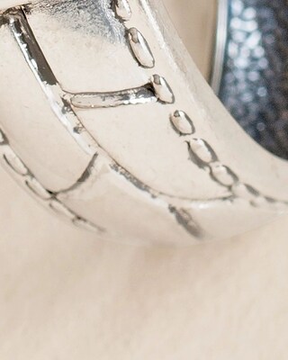 Silvertone Cuff Watch