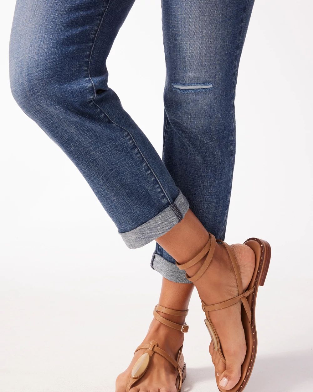 Girlfriend Distressed Crops