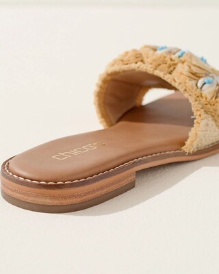 Seashell Slide Sandals