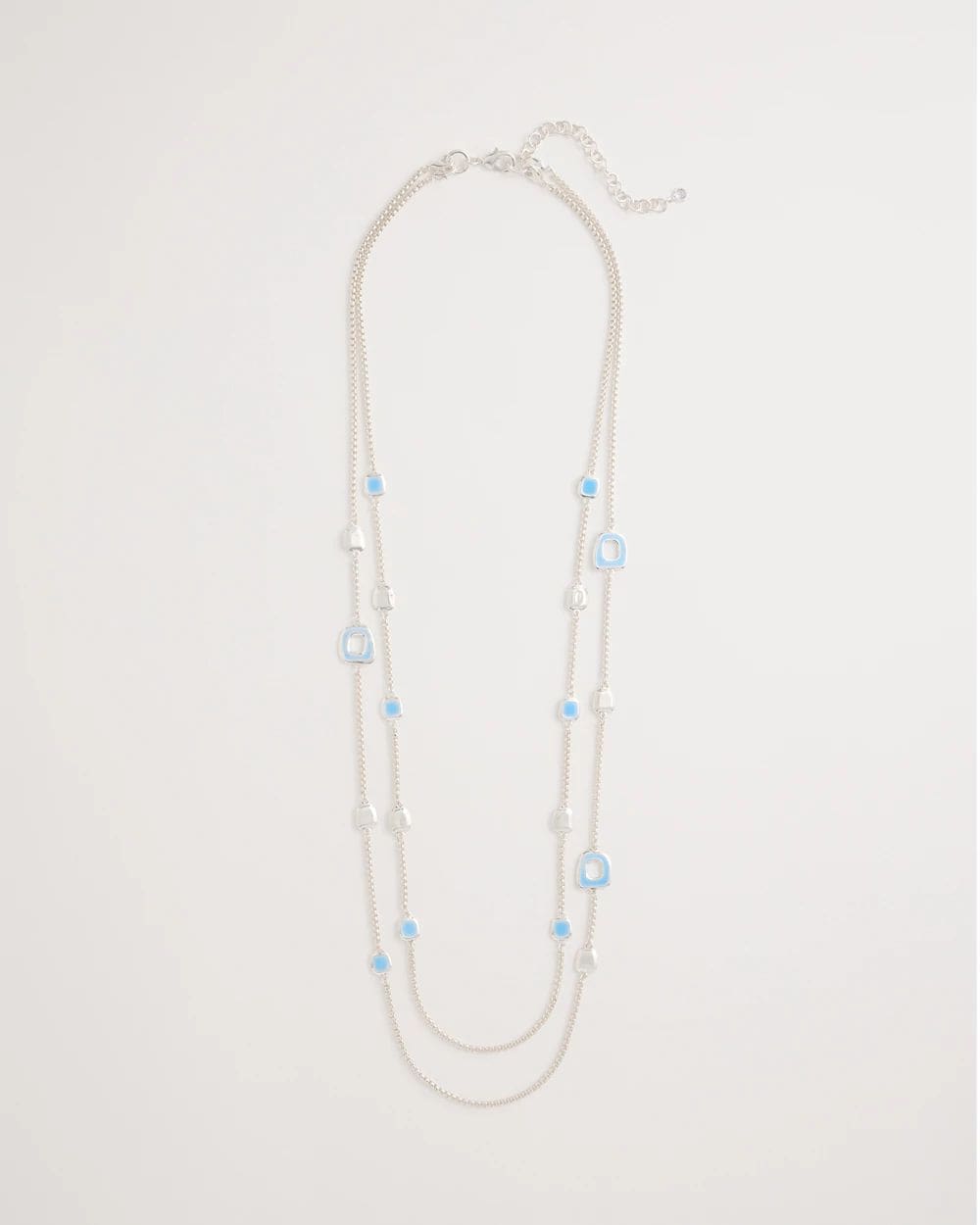 Sea Glass Inspired Charm Necklace