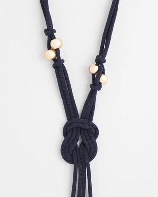 Single Strand Rope Necklace click to view larger image.