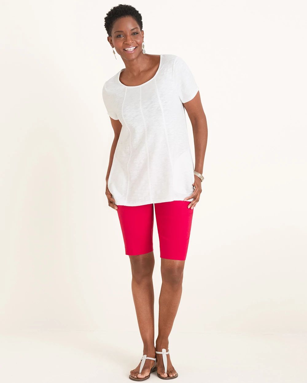 So Slimming Brigitte Slim Shorts - 13 Inch Inseam