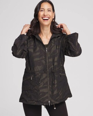 Zenergy® Embossed Zebra Anorak Jacket