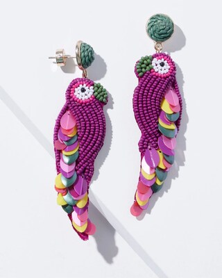 Parrot Drop Earrings