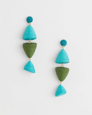 No Droop™ Abstract Fish Drop Earrings