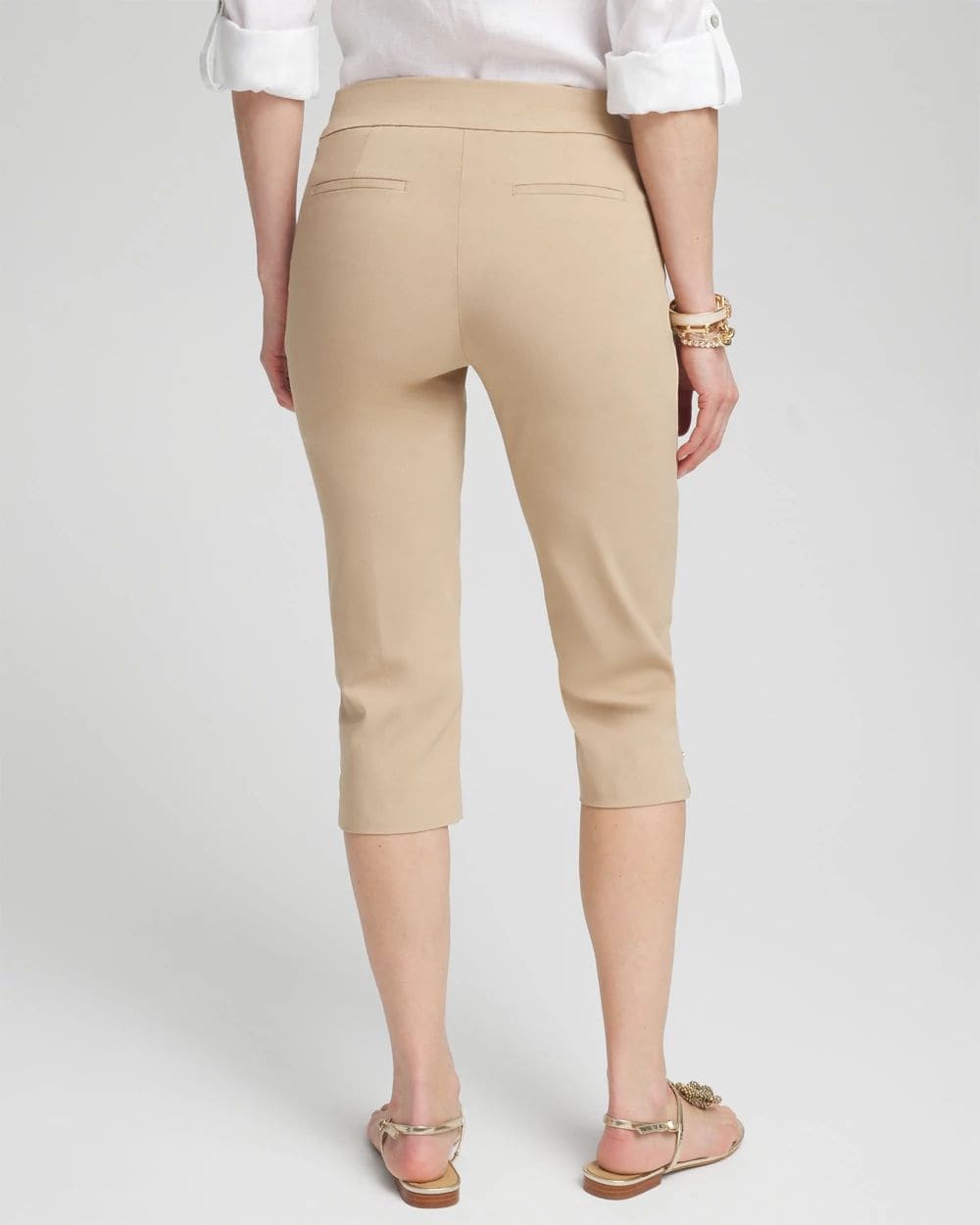 Brigitte™ Pull-On Rivet Slim Capris