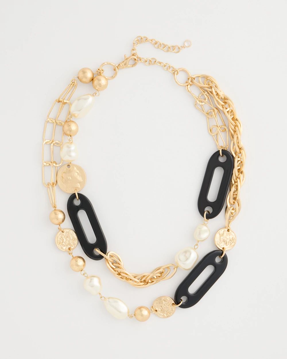 Double-Strand Charm Necklace