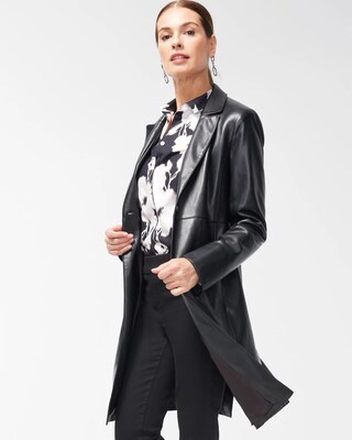 Faux Leather Topper