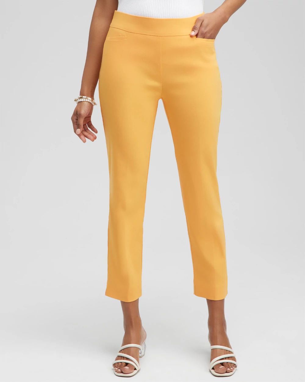 Brigitte™ Pull-On Slim Cropped Pants