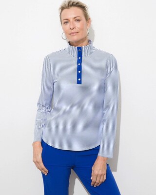 Zenergy UPF Snaps Long Sleeve Polo