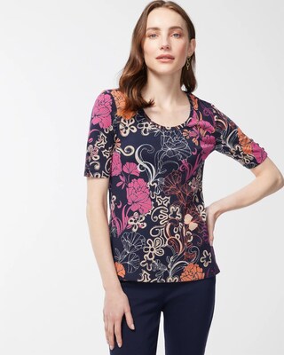 Floral Everyday Cotton Tee