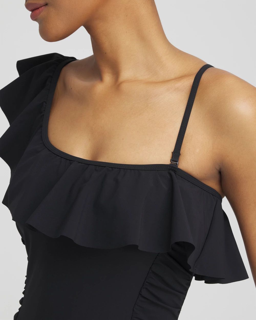 Gottex One Shoulder One Piece Swimsuit