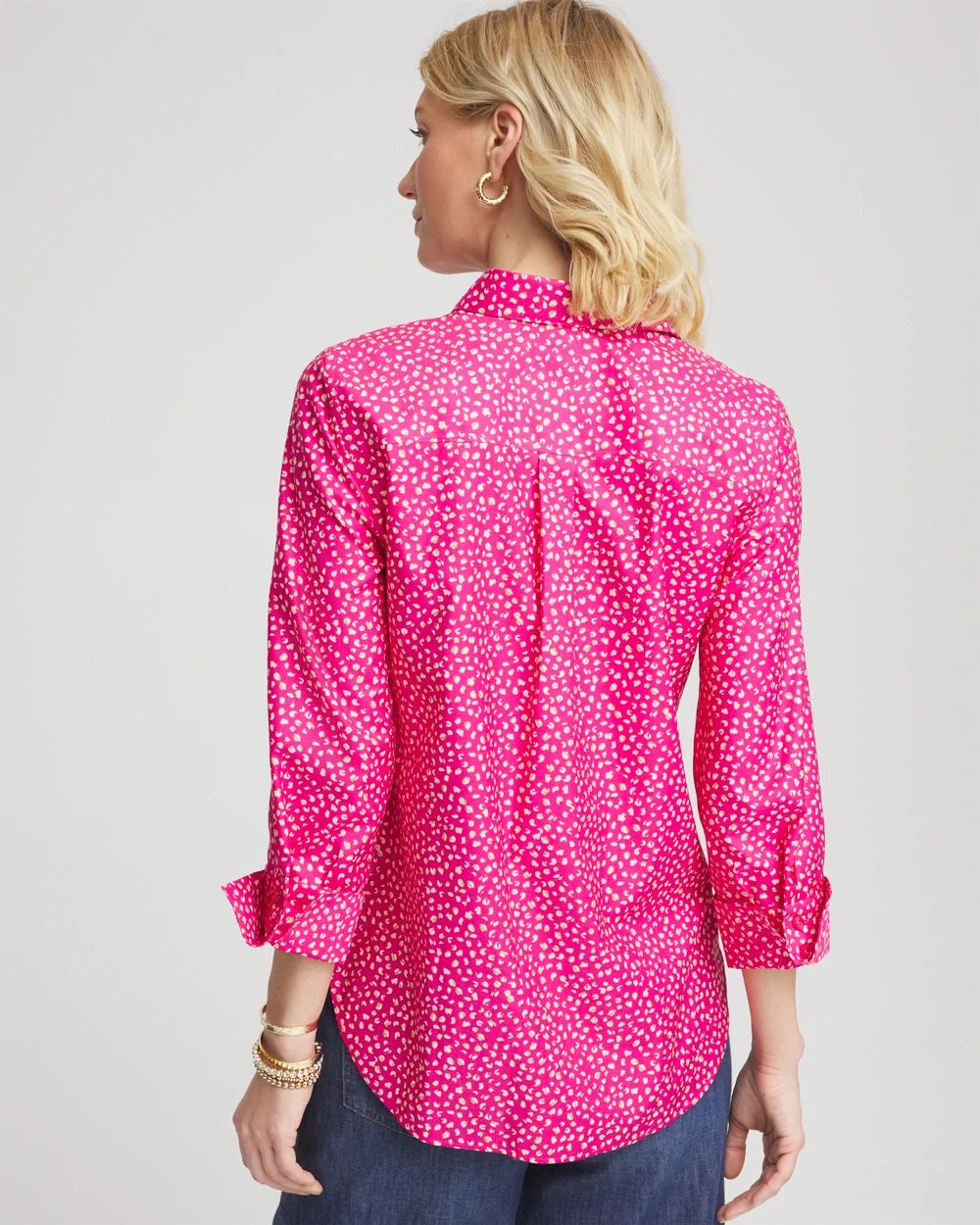 No Iron™ Cheetah Stretch Shirt