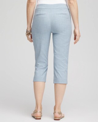 Brigitte™ Cross Dye Capri Pants click to view larger image.