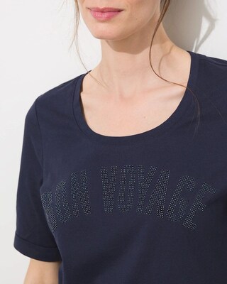 Bon Voyage Scoop Neck Tee
