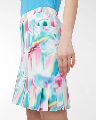 Zenergy UPF Tie Dye Pleat Skort