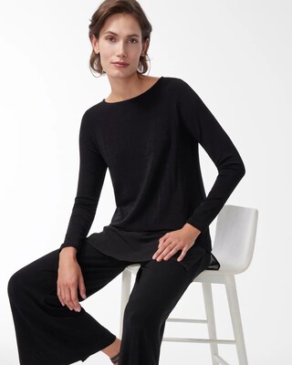 Travelers Chiffon Hem Tunic